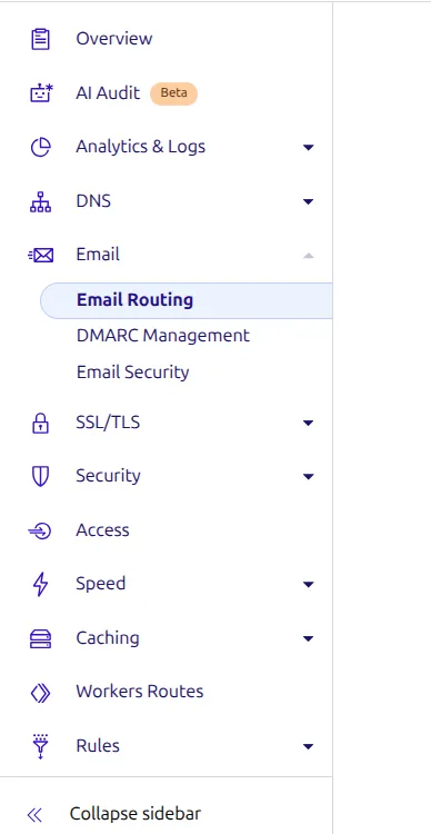 email routing